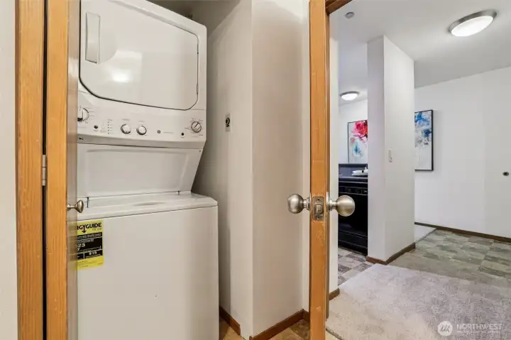 In-unit laundry is included in the sale!