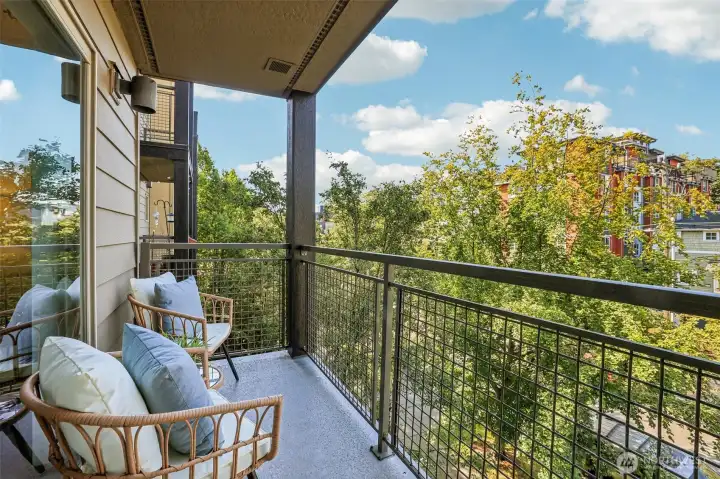 Sip your morning coffee or take in gorgeous fall colors from the comfort of your private balcony.