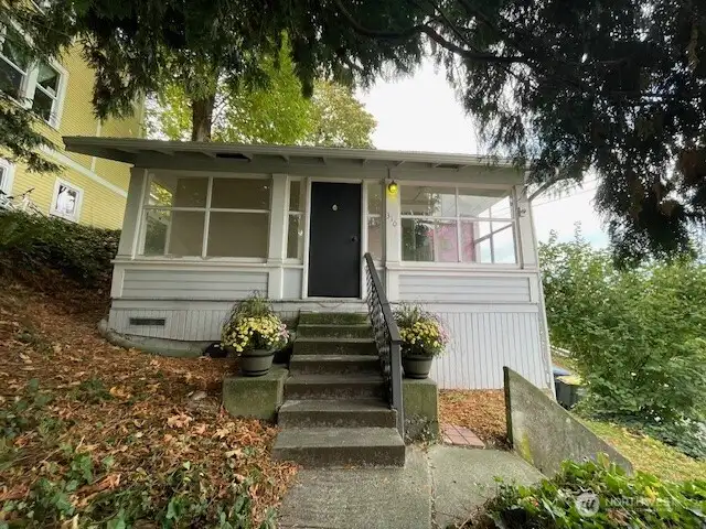 Front steps to porch