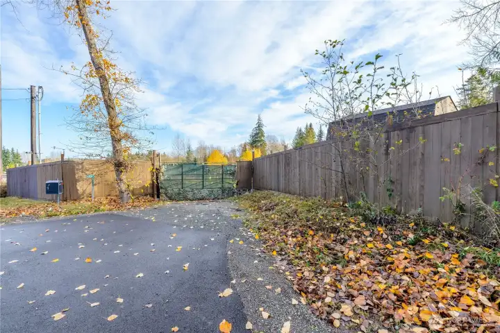 Gated Entrance off Airport Rd