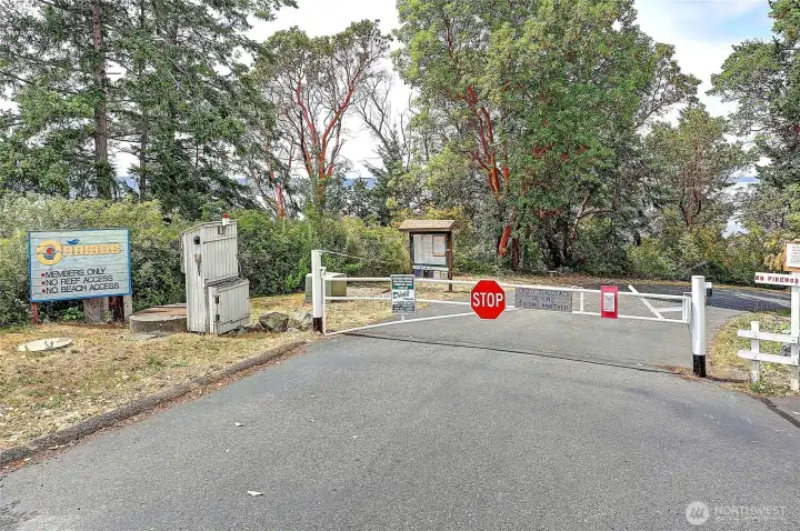 Gated Beach Entry