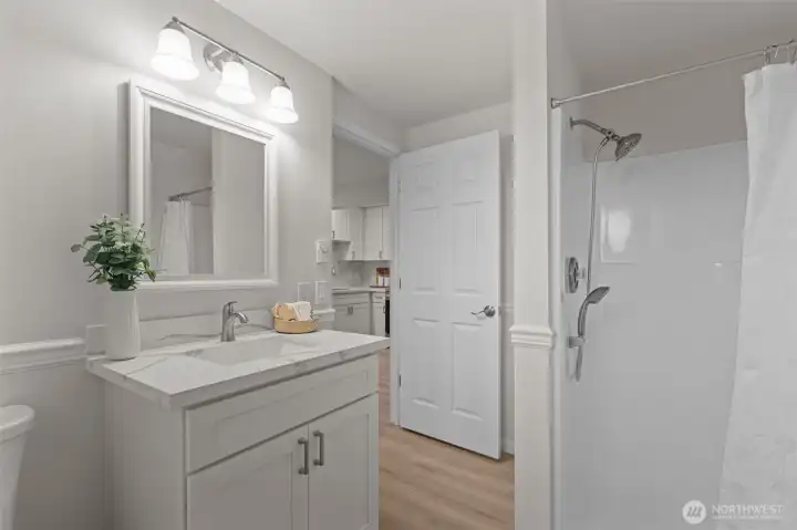 Half Bath in Basement