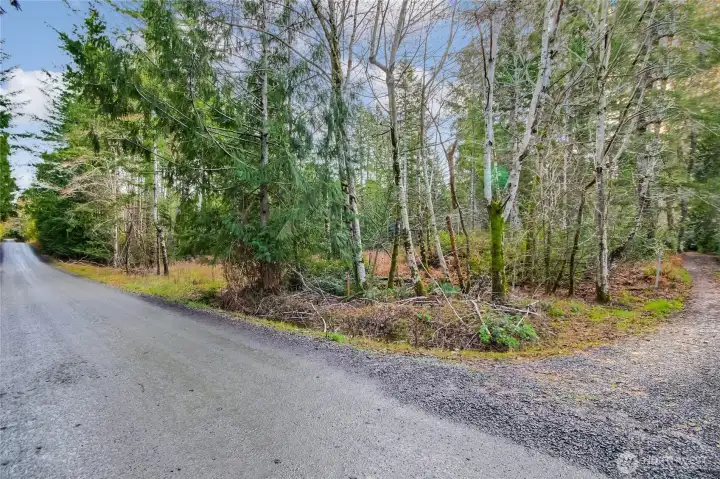 There is a preliminary county septic system available.