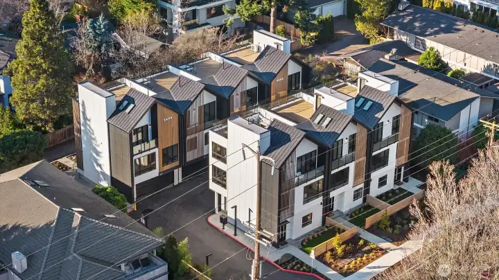 This exclusive collection of seven luxury homes is thoughtfully designed w four distinct floorplans