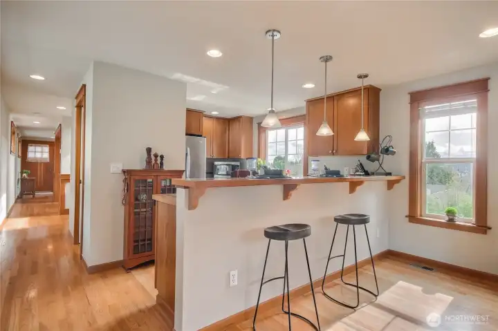 And, those views carry throughout the house.