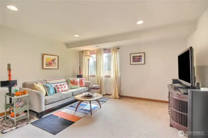 Every house needs a lower-level recreation room.