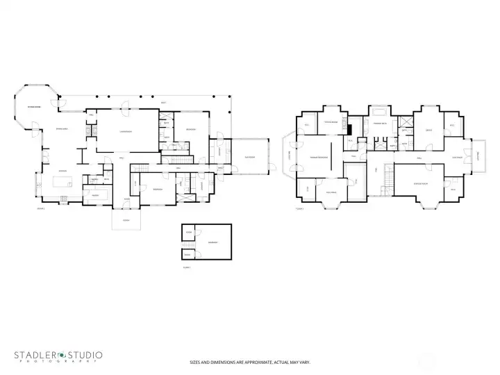 Floorplan of the main home.