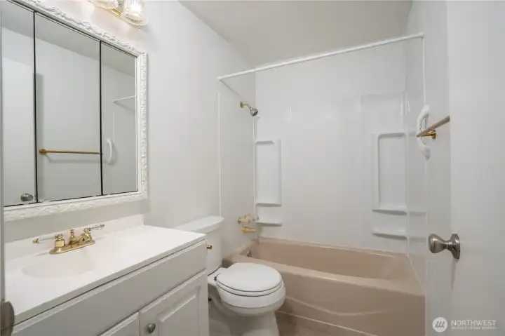 The third bathroom adds convenience, making it so every bedroom in the home has access to its own bathroom.