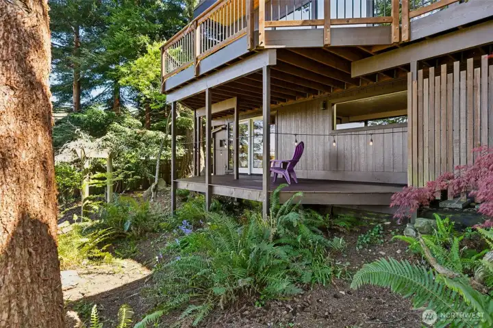 Deck of potential Office/Studio space!  Also has a view!