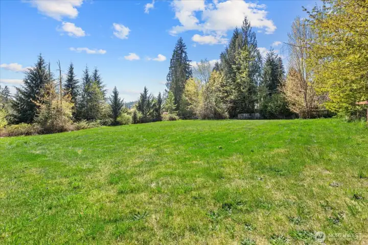 Multiple large pastures with riding trail