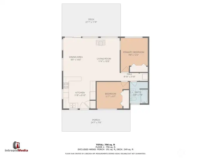 Main house floor plan