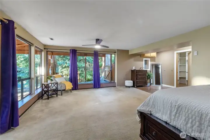 Huge lower-level bedroom, flex space or second living area