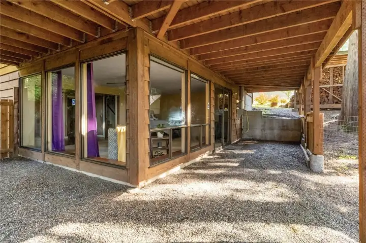 Additional covered outdoor living space
