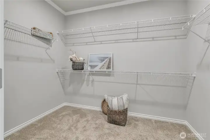 The Larger of the Two Primary Walk-In Closets