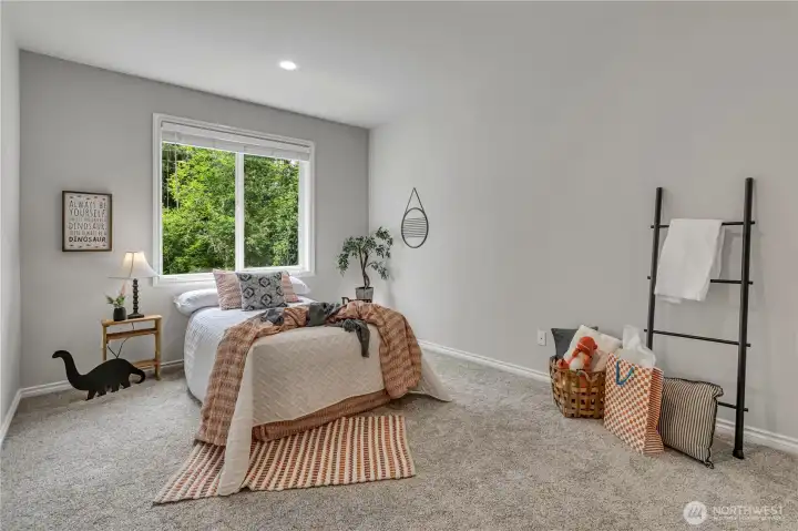 Third of Three Upstairs Bedrooms (in Addition to the Primary)