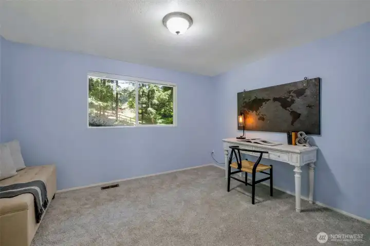 Third main floor bedroom or office