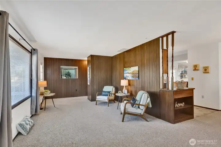 With plenty of room for various furniture configurations to fit your lifestyle. With plenty of room for various furniture configurations to fit your lifestyle.