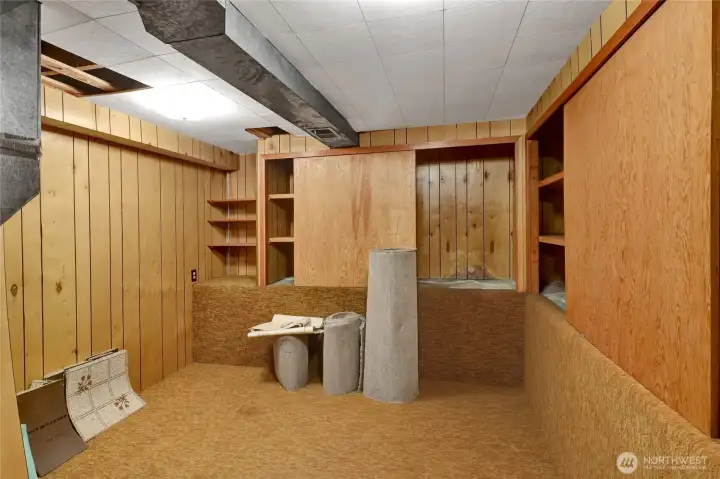 Extra finished room in basement Extra finished room in basement