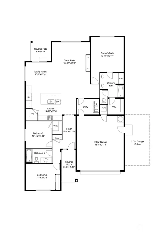 2D Floor Plan - Example- home is complete