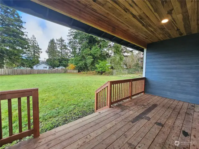 View from main house deck