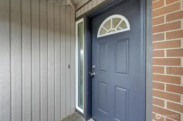 Front entry.