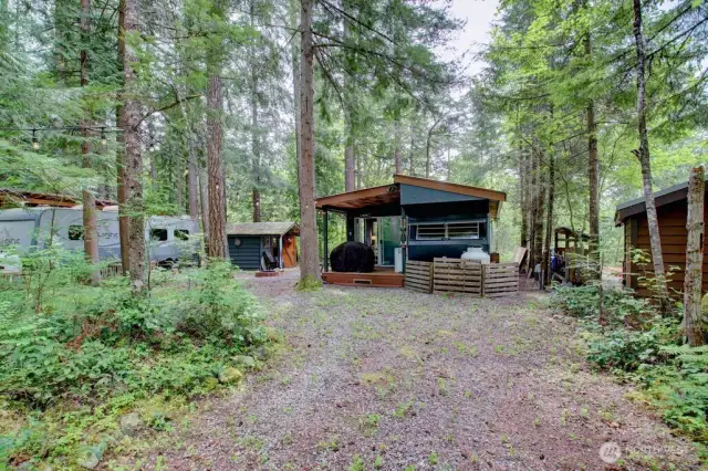 Tucked nicely way for ultimate privacy
