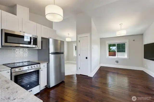 This is the 400 sq ft apartment interior.