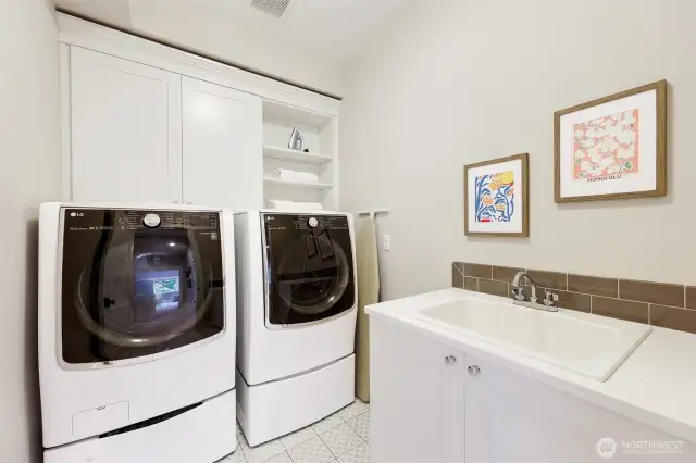 Laundry room on the second floor.