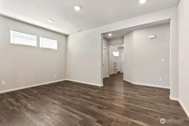 Foyer leads you into Dining Area; Colors, finishes, and options will vary.
