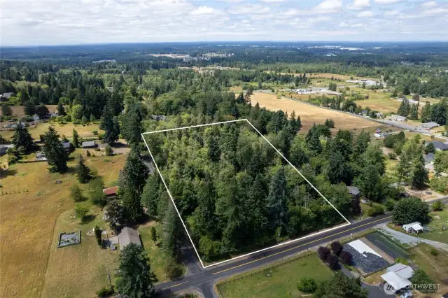 This treed property can give you the privacy you want when you build your dream home