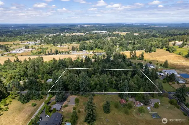 You are facing north in this picture