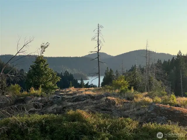 Looking southwest towards Lake Campbell...