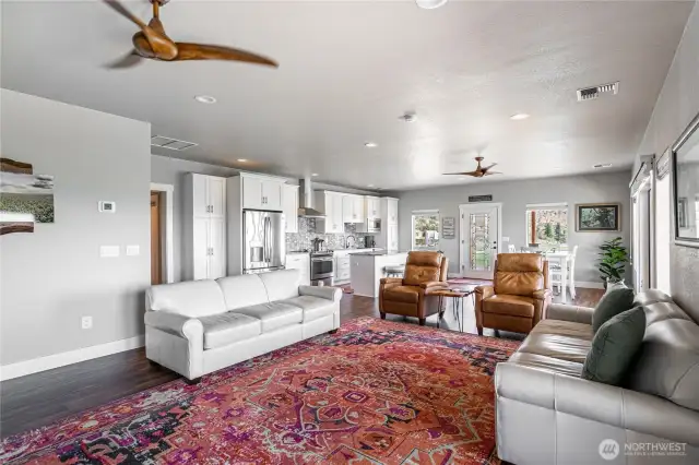 Great room with all new LVP flooring