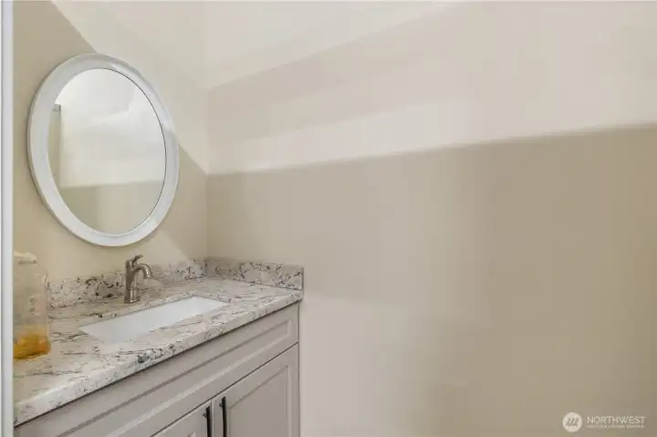 Half bath in detached shop.