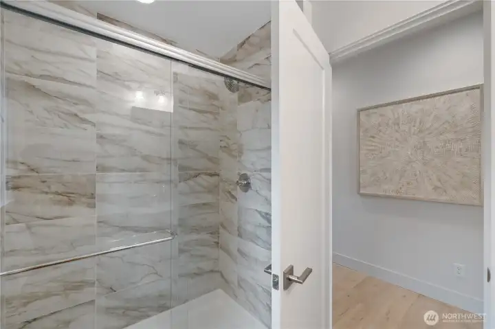 Main floor 3/4 bath.