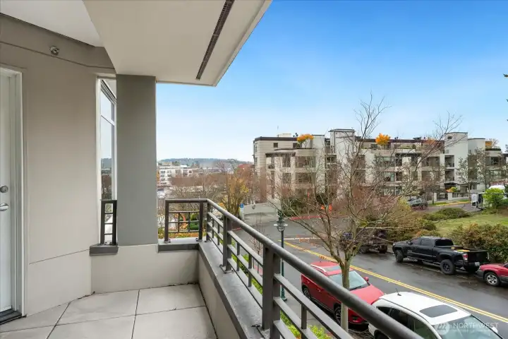 Partial view of Lake Washington