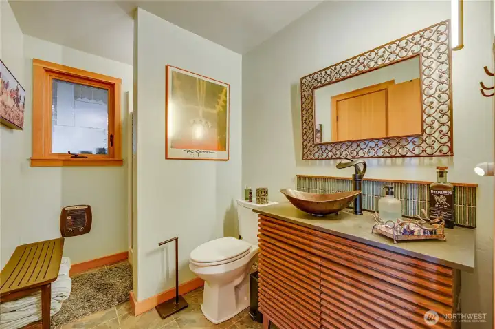 Guest bath updated in 2025