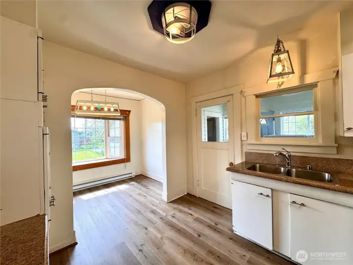 Main House Kitchen - looking into Dining Room