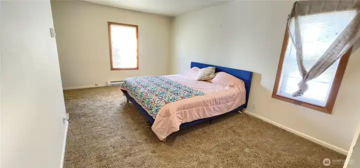 Main floor bedroom two in main house