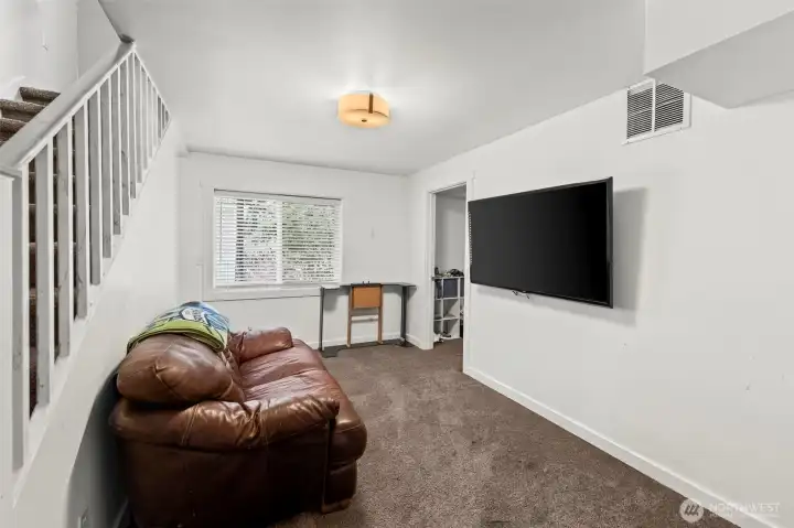 Lower level rec room