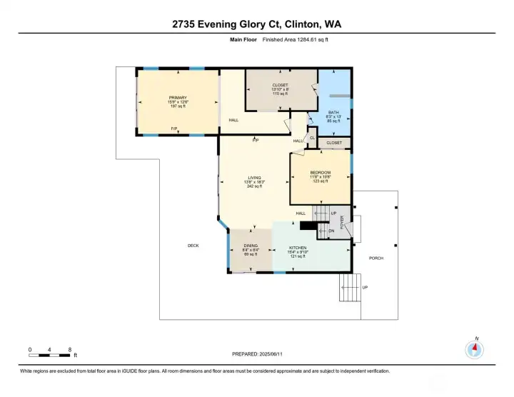 Upper Level. Dimensions deemed reliable but not guaranteed.