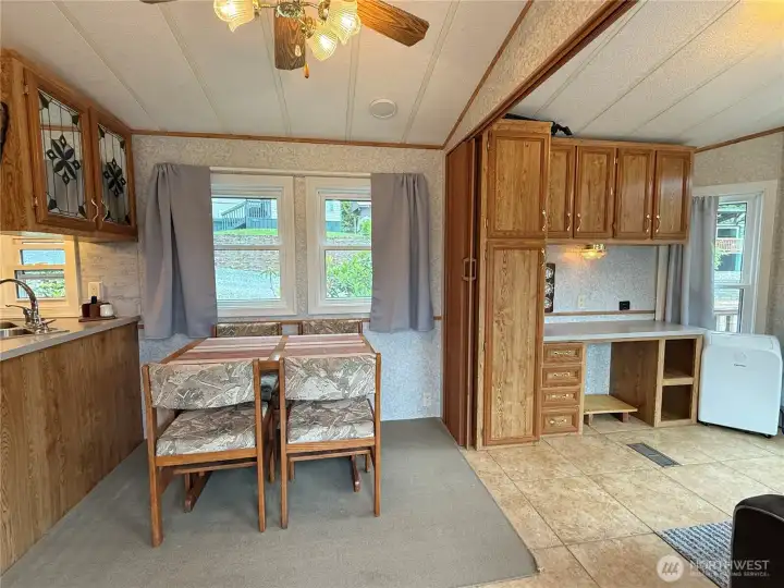 Enter to the open living space