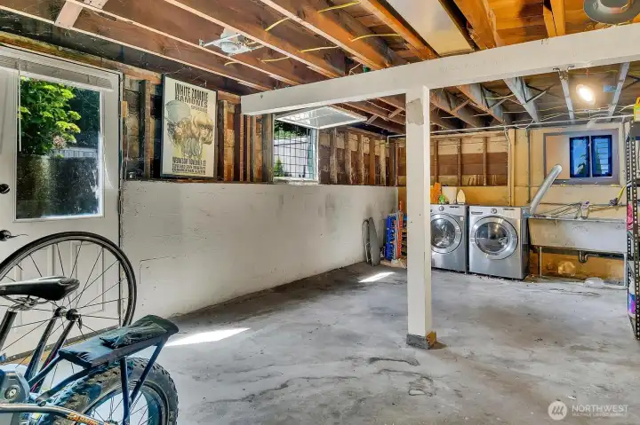 Basement with Generous Ceiling Height and Potential Basement with Generous Ceiling Height and Potential