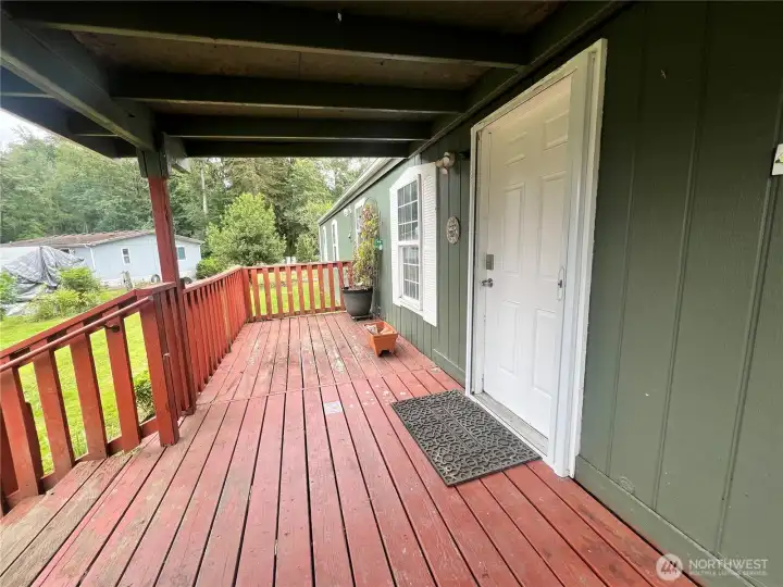 covered front deck covered front deck
