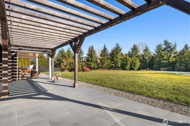 Perfect space for a porch swing to enjoy lazy days.