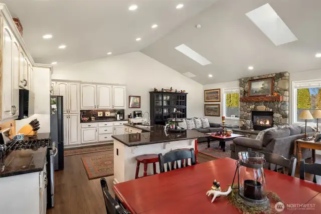 Open concept creates an abundance of natural light and easy flow throughout the home.