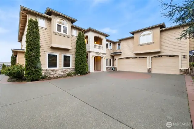 Garage and back door entry