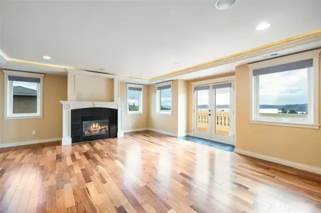 Primary master bedroom with views