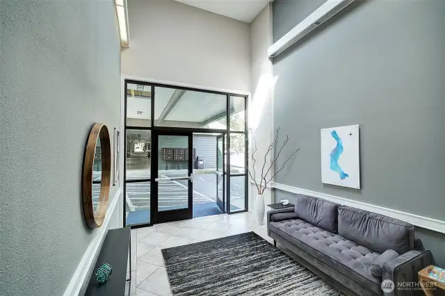 Light bright foyer