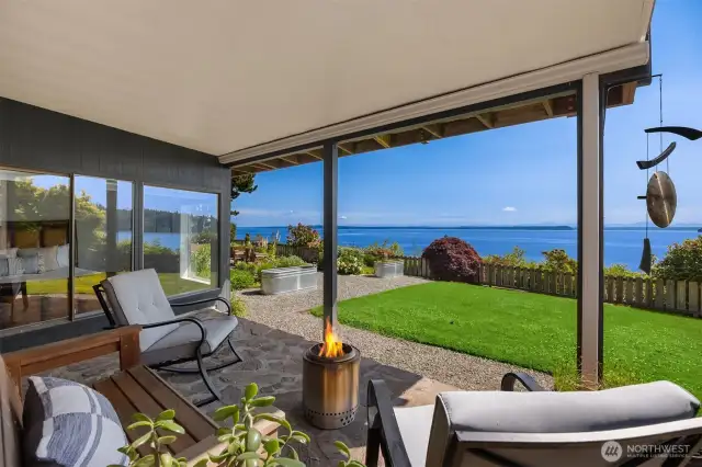 covered patio area